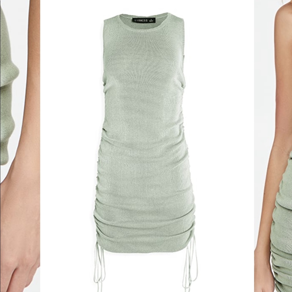 Lioness Military Minds Mini Dress - Sage - Size S
